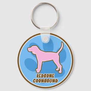 Chaveiro Coonhound na moda de Redbone