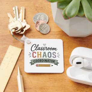 Chaveiro Coordenador de Caos na Sala de Aula Professor Dive