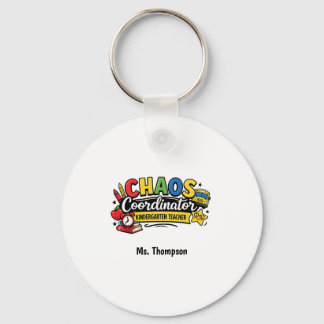 Chaveiro Coordenador de Caos Personalizado Professor(a)