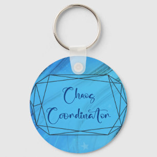 Chaveiro Coordenador do caos (Azul)