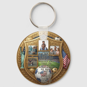 Chaveiro Copa do Mundo da Família Personalizada