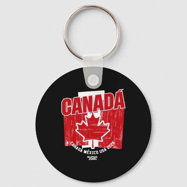 Chaveiro Copa do Mundo de Fã de Futebol do Canadá 2026 (Frente)