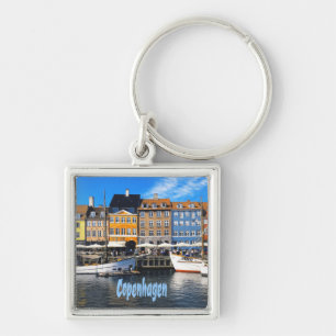 Chaveiro Copenhagen Dinamarca Canal de Homes Nyhavn