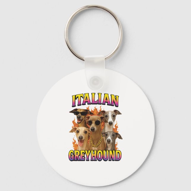 Chaveiro Cópia do Galgo Italiano (Frente)