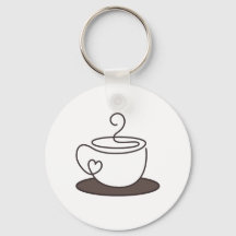 Copo de café com etiqueta