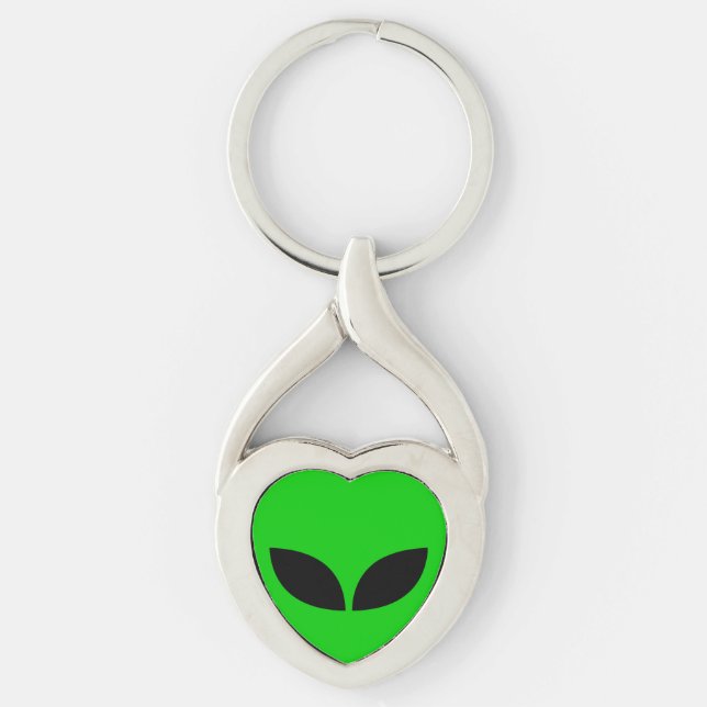 Chaveiro Copo de Papel Coração de Amor Alien (Frente)