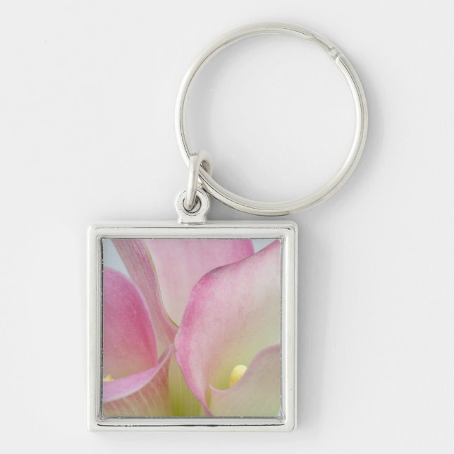 Chaveiro Copos-de-Leite Rosa (Frente)