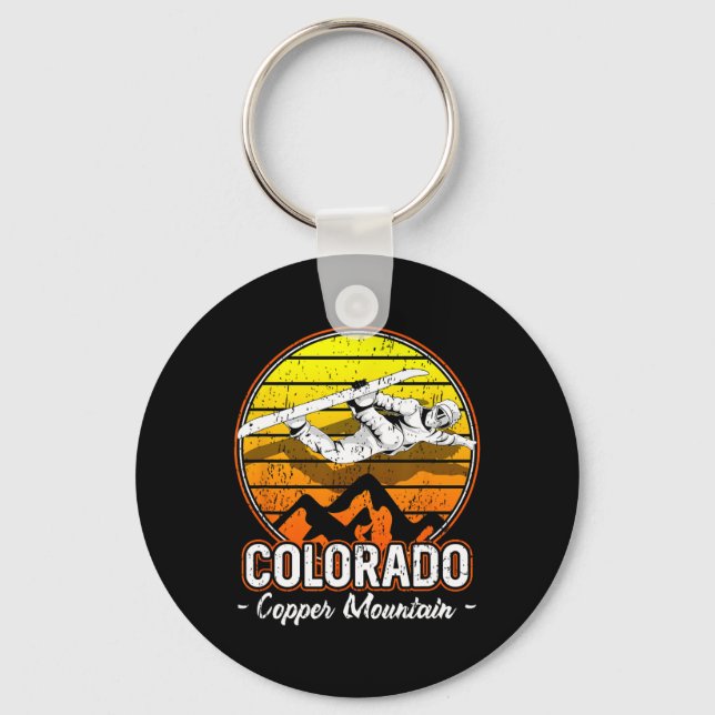 Chaveiro Copper Mountain Colorado Snowboard (Frente)