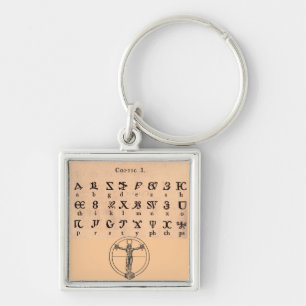 Chaveiro Coptic Alphabet