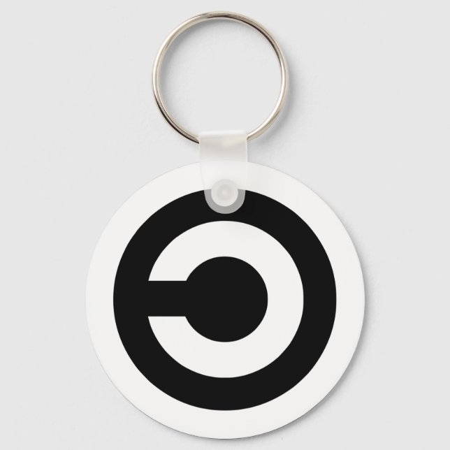 Chaveiro Copyleft - as informações querem ser gratuitas (Frente)