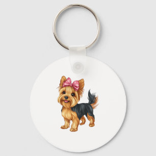 Chaveiro Coquette Arco Yorkshire Terrier Dog Yorkie Mãe Rap