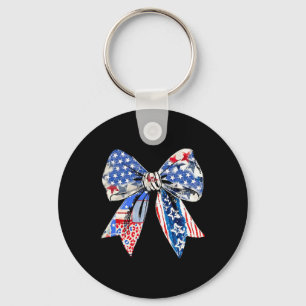 Chaveiro Coquette Red White E Blue Patriotic Arcos Retro J