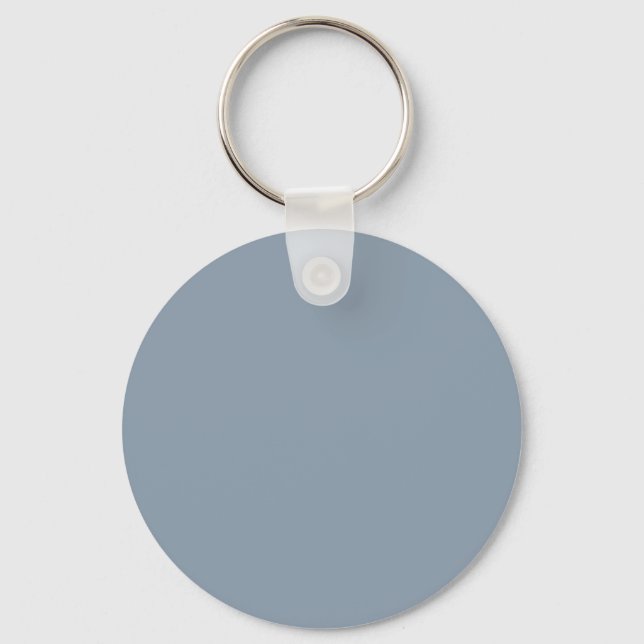Chaveiro Cor 8C9DAD Azul Dusty - Opção para Adicionar Nome (Frente)