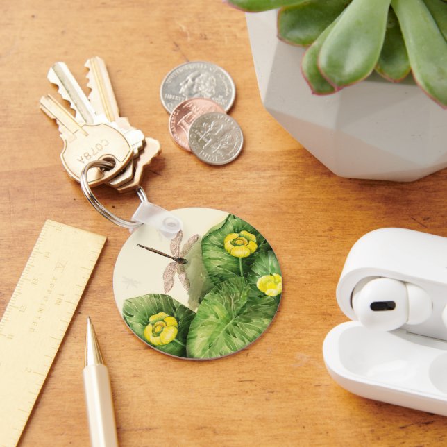 Chaveiro cor d'água amarela (Mesa)