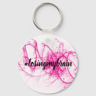 Chaveiro Cor-de-rosa-Branco da faísca de LMB