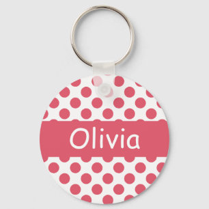 Chaveiro cor-de-rosa conhecido personalizado das