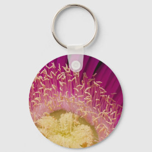 Chaveiro cor-de-rosa da flor