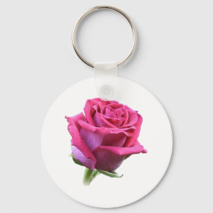 Chaveiro cor-de-rosa da imagem do botão