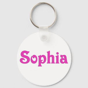 Chaveiro cor-de-rosa de Sophia