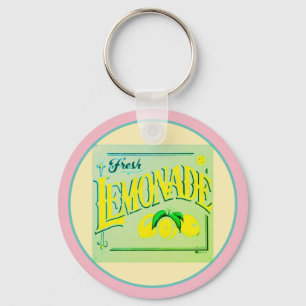 Chaveiro cor-de-rosa do sinal da limonada do