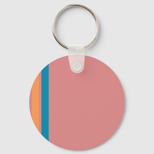 Chaveiro cor-de-rosa e tiras (Frente)