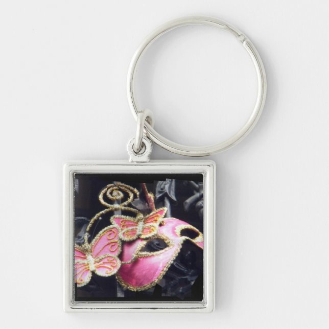 Chaveiro Cor-de-rosa fantasma (Frente)