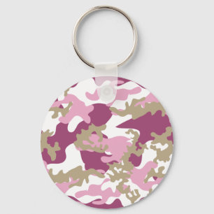 Chaveiro cor-de-rosa feito sob encomenda de Camo