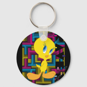 Chaveiro Cor Eletrônica de Tweety