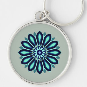 CHAVEIRO COR FLORAL PRESENTE PARA MÃE PAI IRMÃ FILHO CHEFE