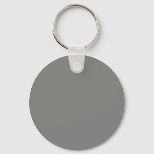 Chaveiro Cor Gray 808080 Pura - Opção para Adicionar Nome