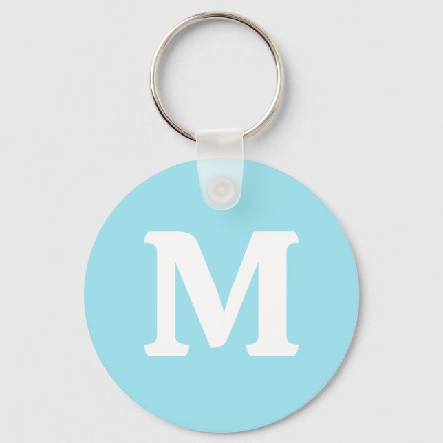 Chaveiro Cor Sólida Azul da Blizzard (Frente)