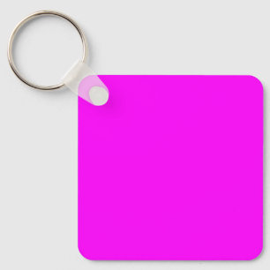 Chaveiro Cor Sólida Neon Magenta Clássico