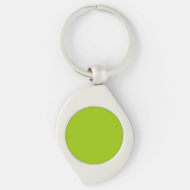 Chaveiro Cor verde Android pronto para personalizar se dese (Frente)
