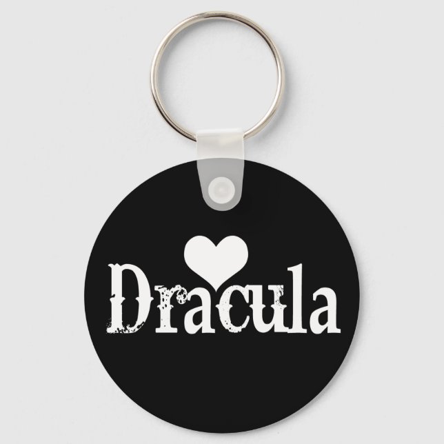 Chaveiro Coração (amor) Drácula (Frente)