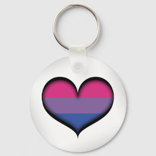 Chaveiro Coração bissexual
