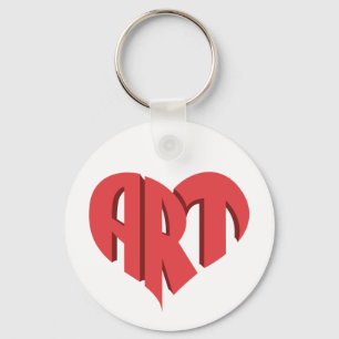 Chaveiro Coração de Arte