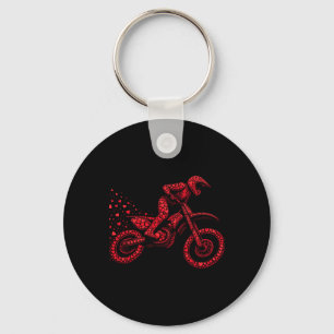 Chaveiro Coração de Bicicleta de Terra Meninos Biker Mulher