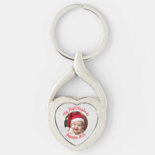 Chaveiro Coração de Metal Torcido Personalizável para o Pri