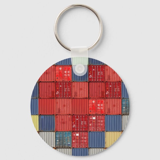 Chaveiro Coração do Contentor de Entrega (Frente)