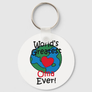 Chaveiro Coração do Oma do mundo o grande