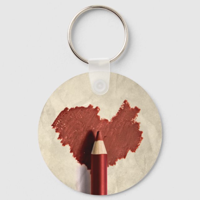 Chaveiro Coração Escrevado (Frente)