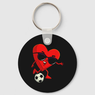 Chaveiro Coração Jogando Futebol Fofo Dia dos Namorados Esp