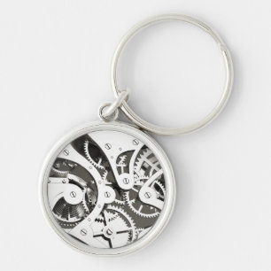 Chaveiro Coração mecânico de Steampunk do vintage - plat