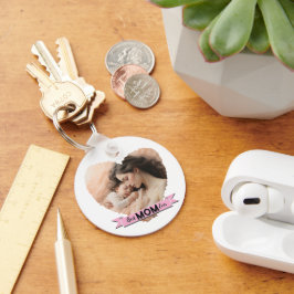 Chaveiro Coração, Melhor Mãe De Fita