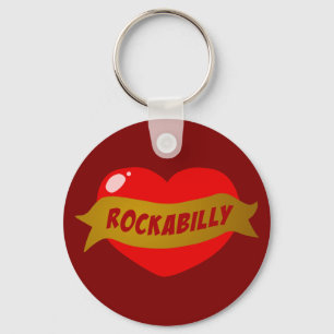 Chaveiro Coração Rockabilly do tatuagem