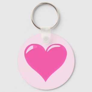 Chaveiro Coração Rosa - Amor