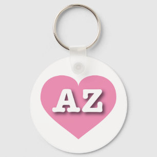 Chaveiro Coração Rosa Sólido arizona - Grande Amor