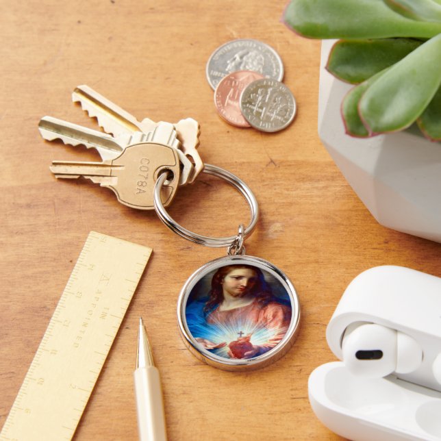 Chaveiro Coração Sagrado de Jesus (Mesa)