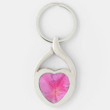 Coração Torcido da Flor Rosa Vibrante