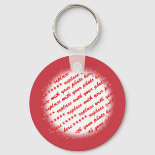 Chaveiro Corações em torno do seu modelo de fotografia